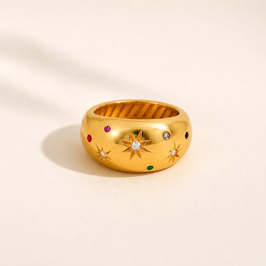 Stardust Luxe Ring - 18K Gold Plated