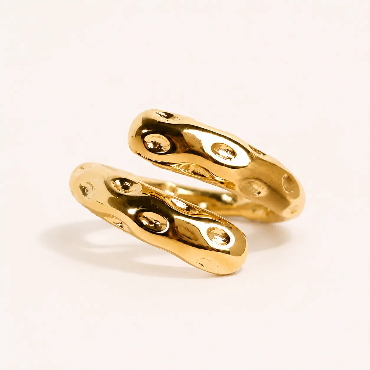 Stella Loop Ring - 18K Gold Plated