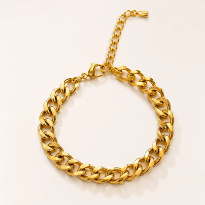 The Bold Link Bracelet - 18K Gold Plated