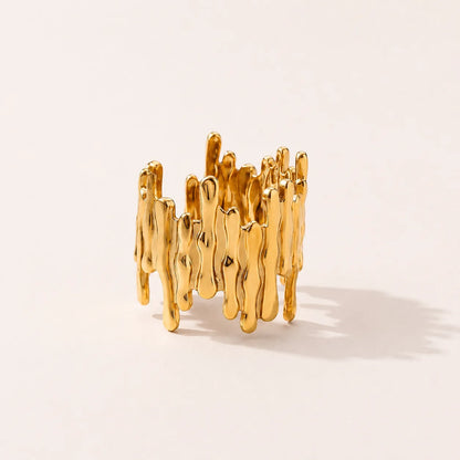Urban Edge Ring - 18K Gold Plated
