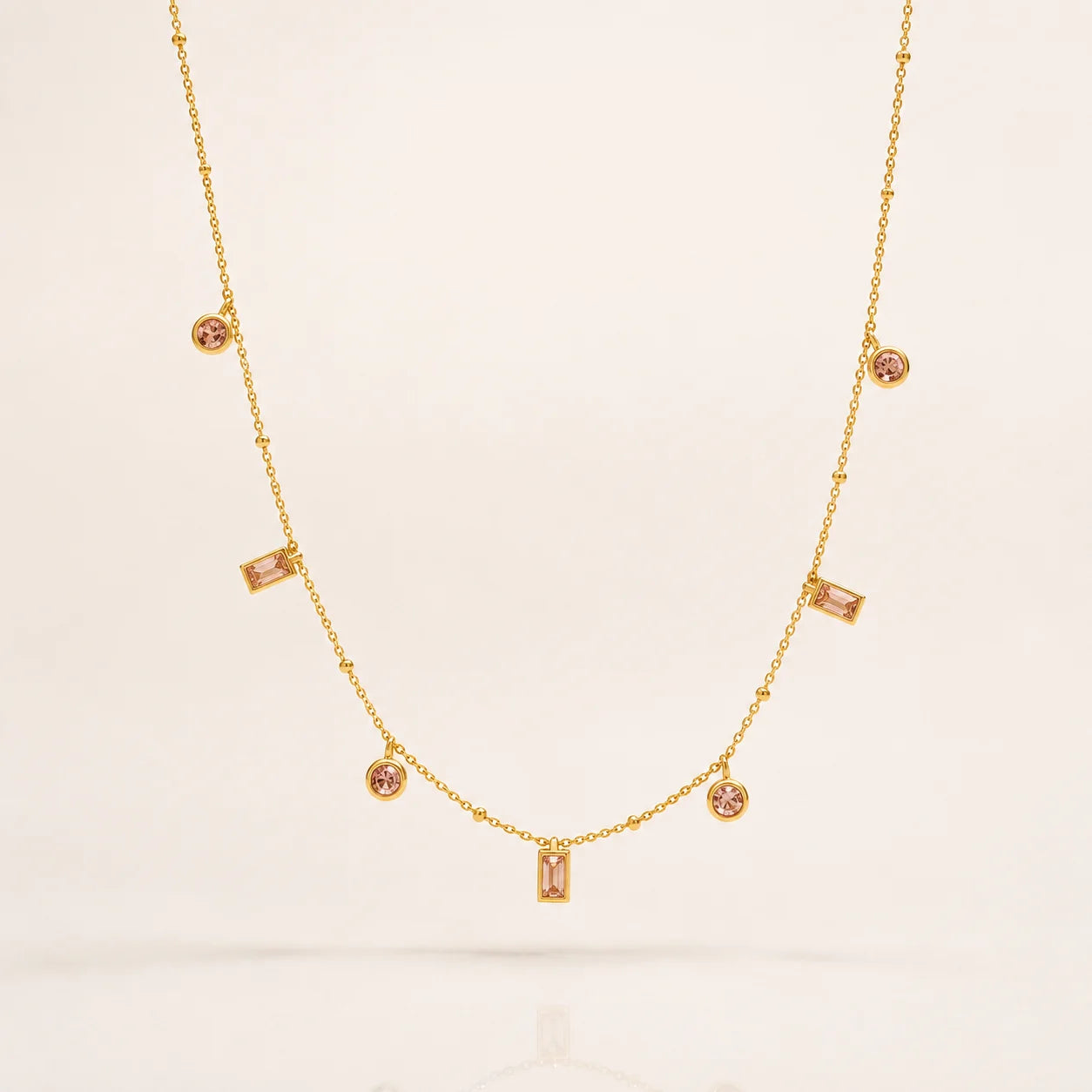 Whispered Vows Necklace - 18K Gold Plated