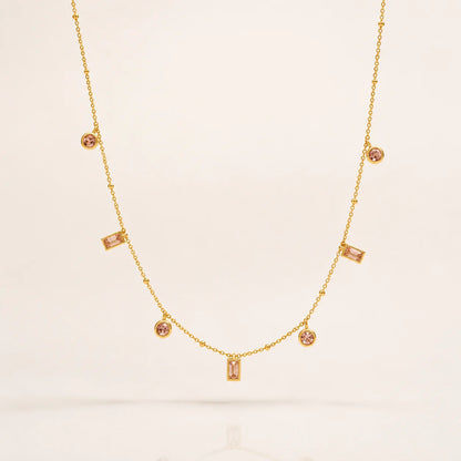 Whispered Vows Necklace - 18K Gold Plated