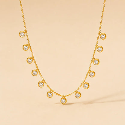 Zinnia Necklace - 18K Gold Plated