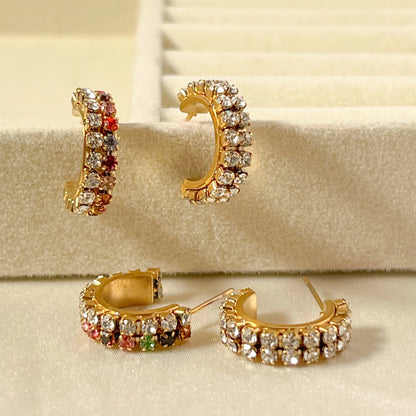 Fiesta Loops Earrings - 18K Gold Plated