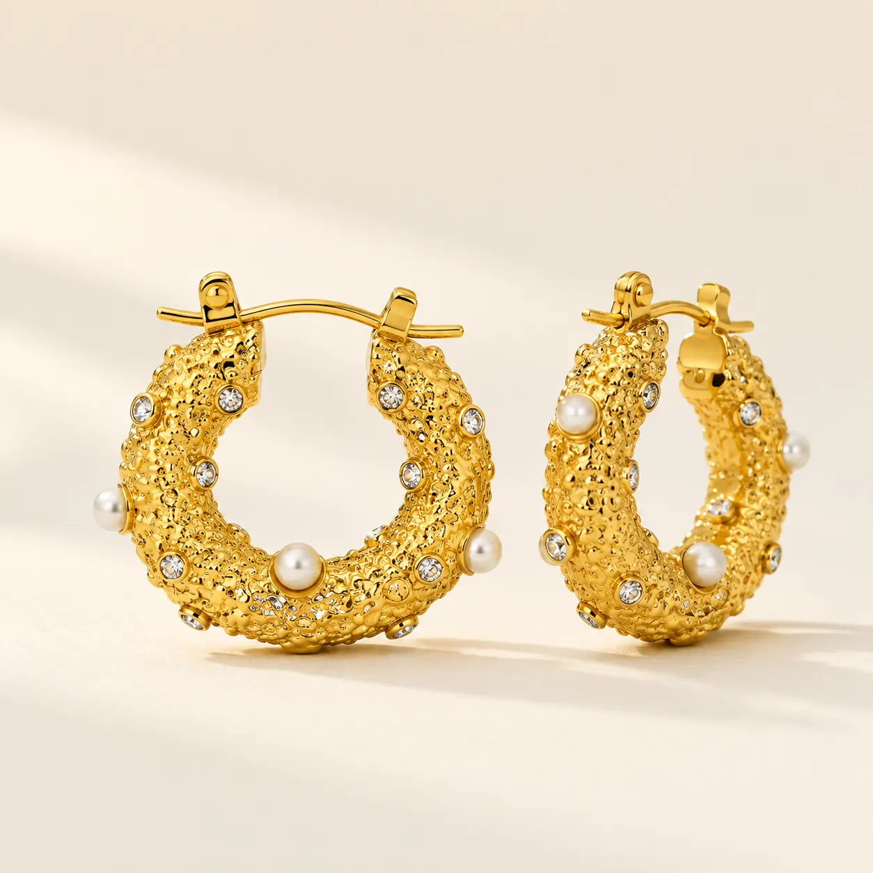 Crave Hoops Earrings - 18K Gold Plated