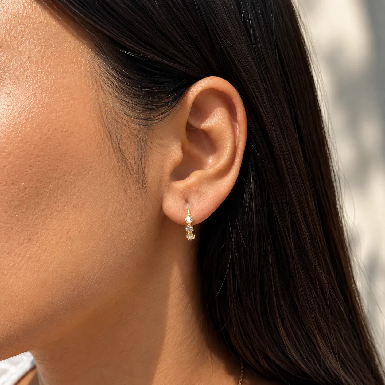 Mira Hoop Earrings - 18K Gold Plated