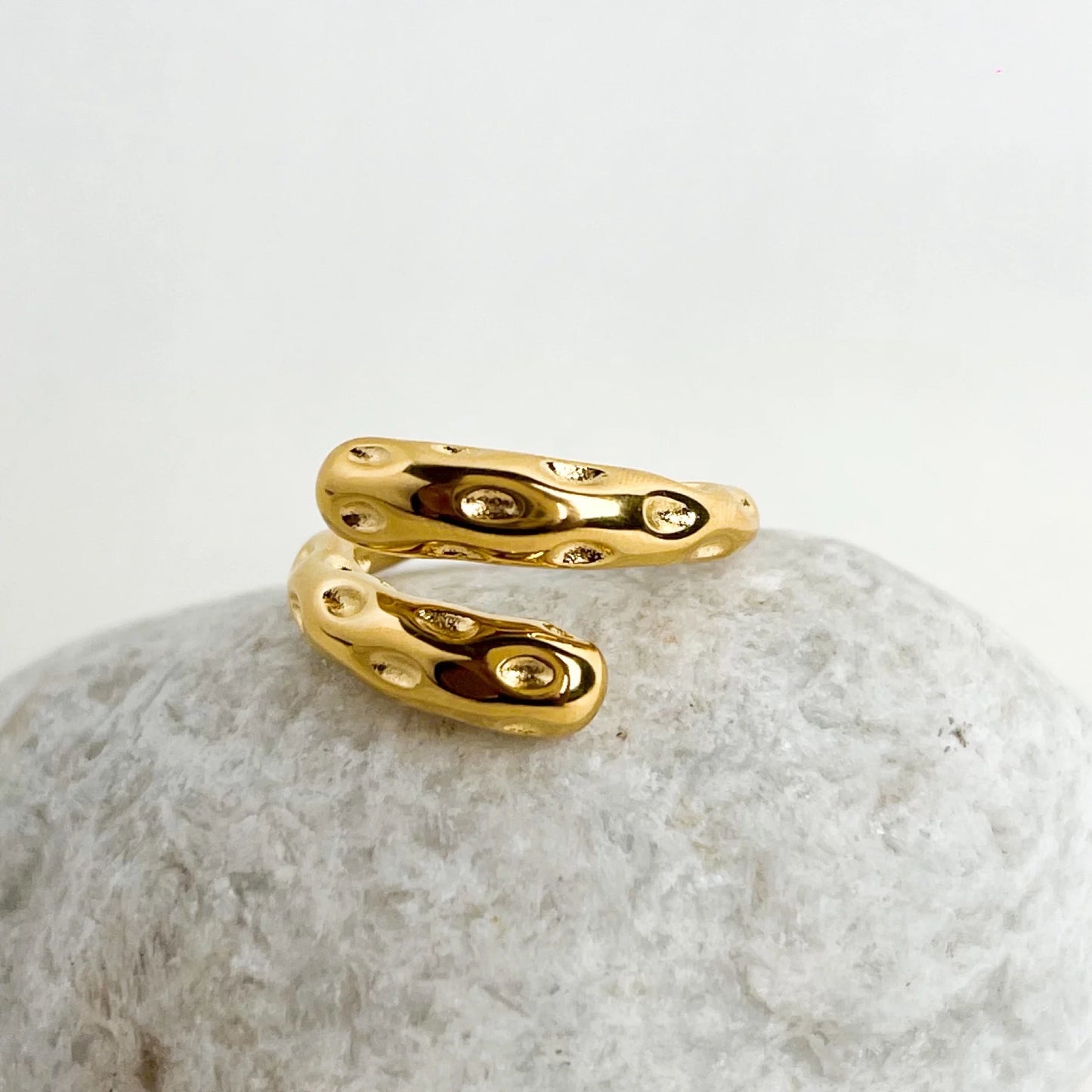 Stella Loop Ring - 18K Gold Plated