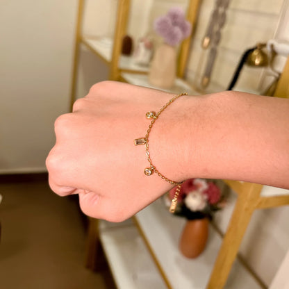 Whispered Vows Bracelet - 18K Gold Plated