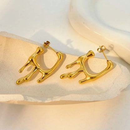 Dusk Drop Earrings - 18K Gold Plated