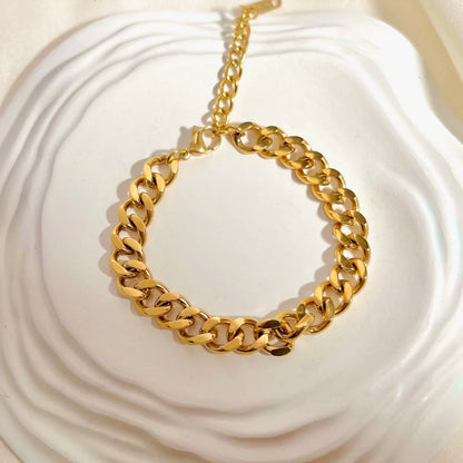 The Bold Link Bracelet - 18K Gold Plated