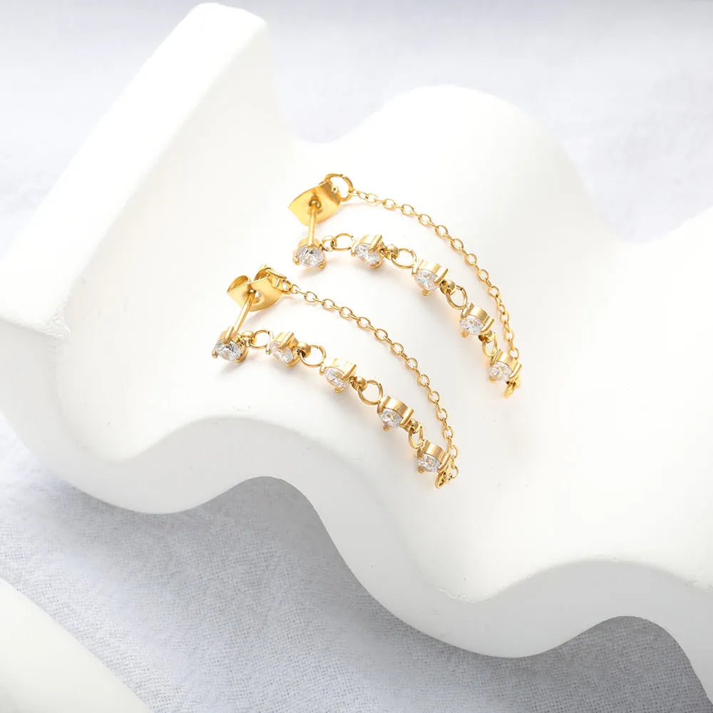 Drift Drop Earrings - 18K Gold Plated