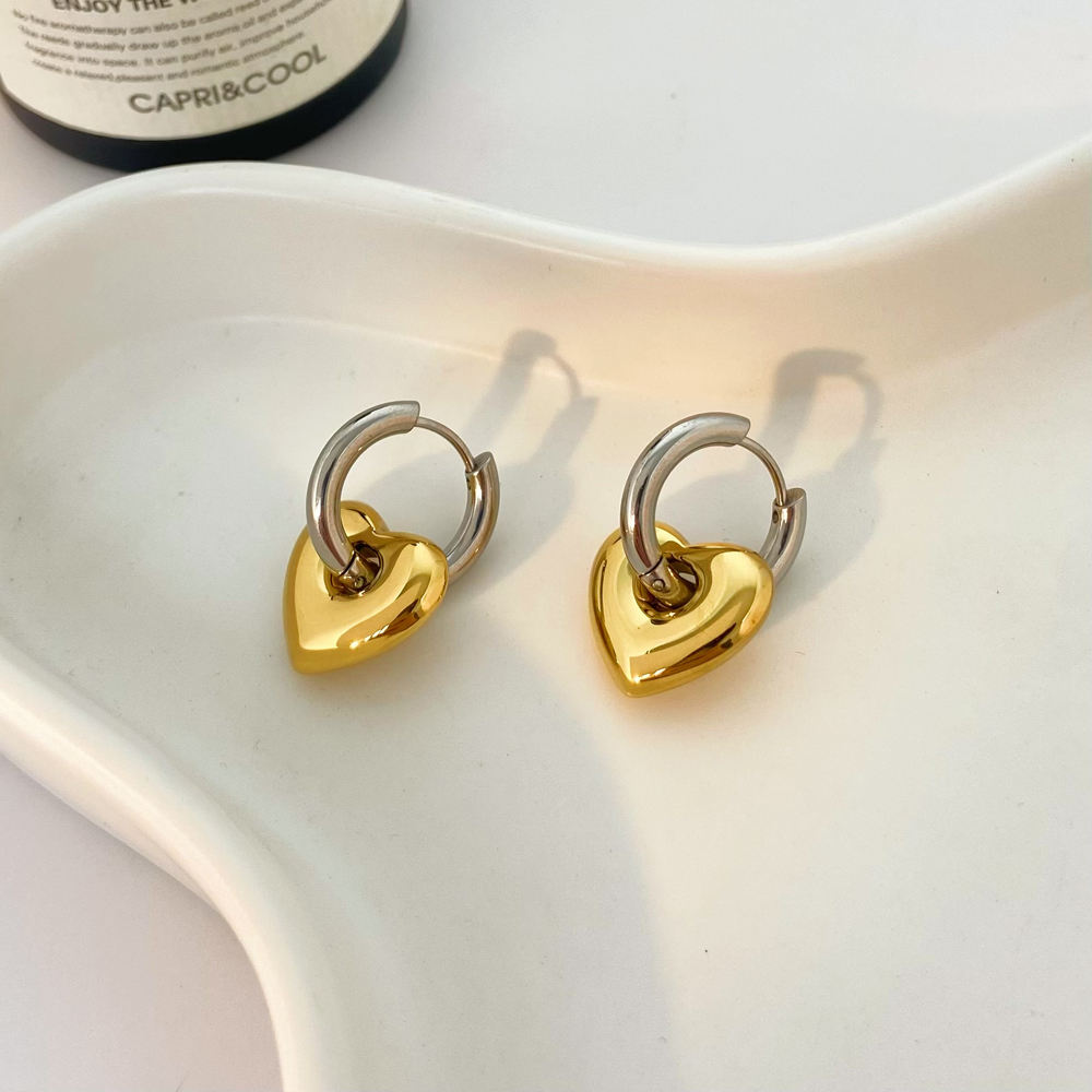 Dual Heart Earrings