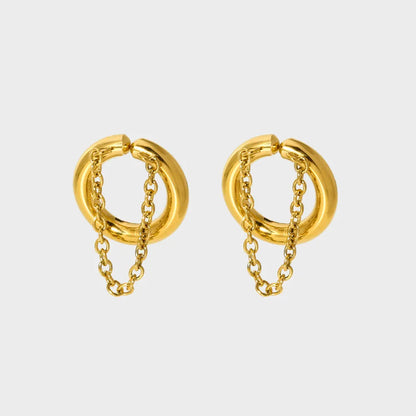 Golden Whisper Ear Cuff - 18K Gold Plated