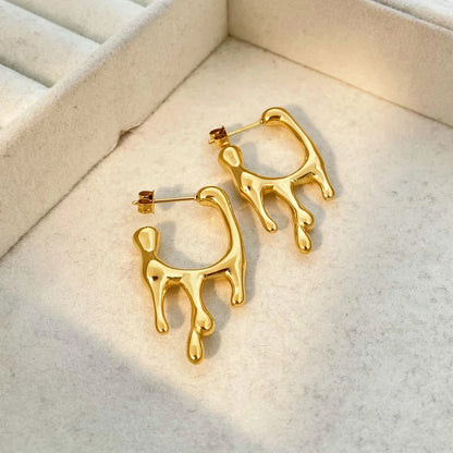 Dusk Drop Earrings - 18K Gold Plated