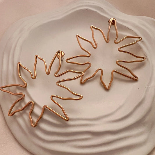 Golden Haze Earrings - 18K Gold Plated