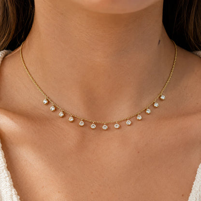 Zinnia Necklace - 18K Gold Plated