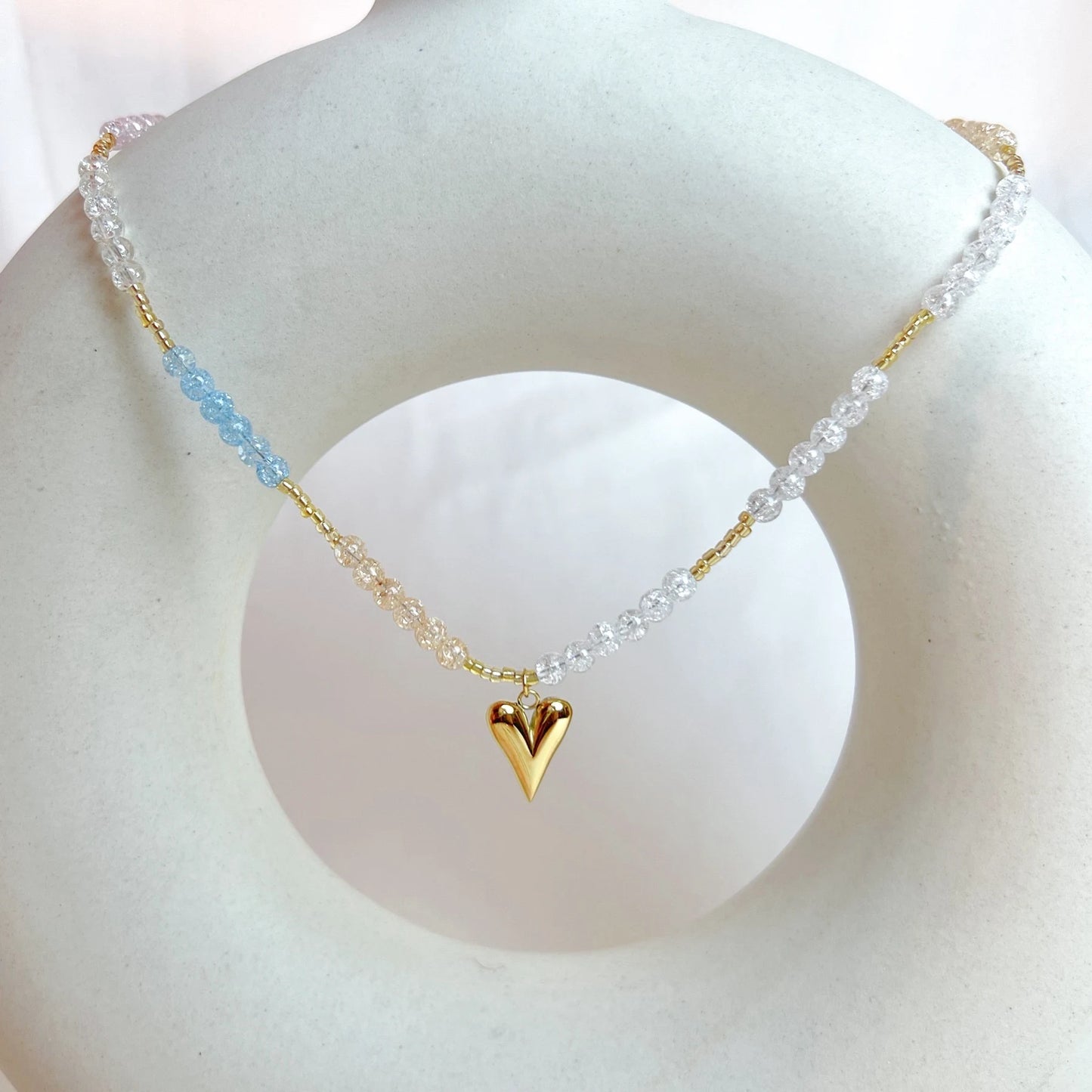 Heart Pop Necklace - 18K Gold Plated