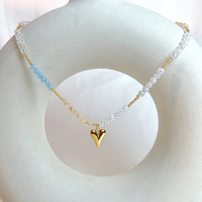 Heart Pop Necklace - 18K Gold Plated