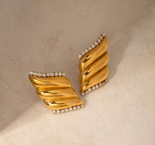 Illuma Earrings - 18K Gold Plated