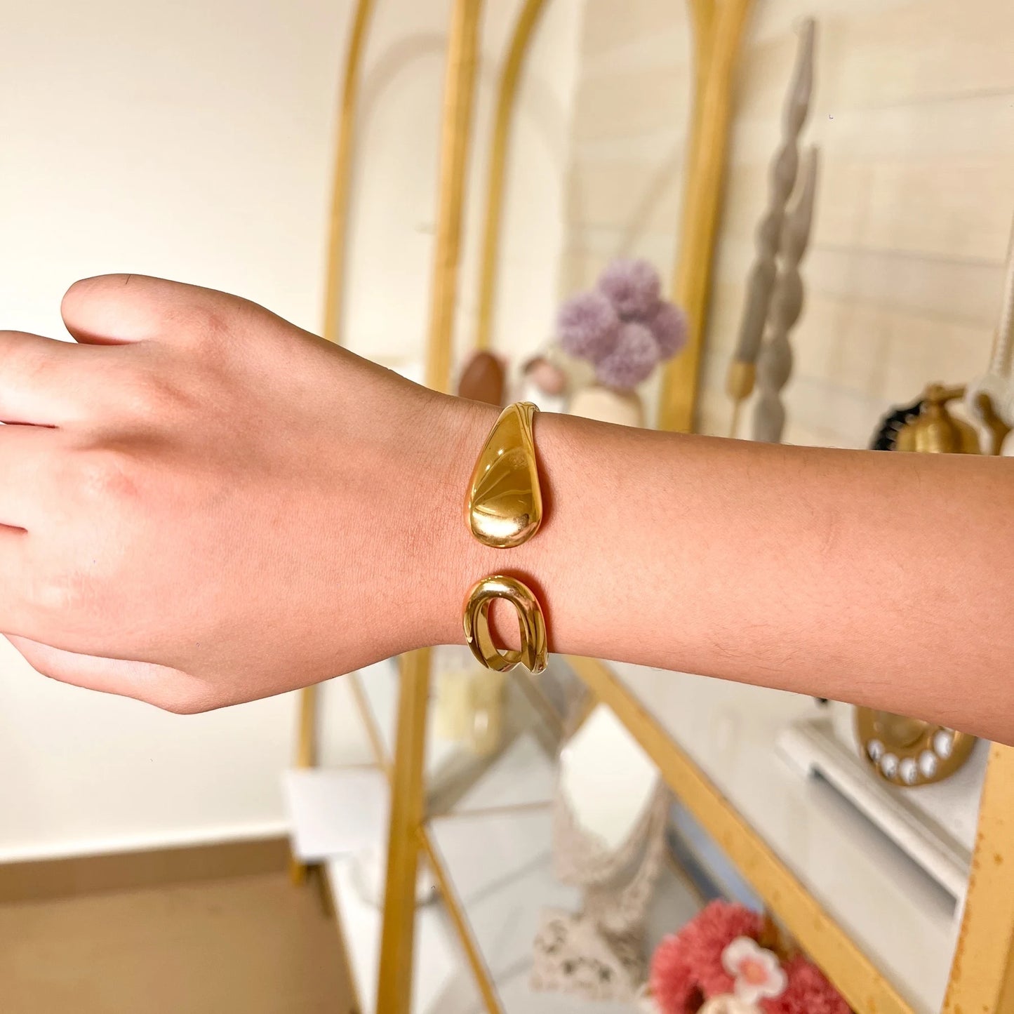 Amara Cuff - 18K Gold Plated