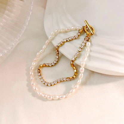 Pearl Breeze Bracelet - 18K Gold Plated