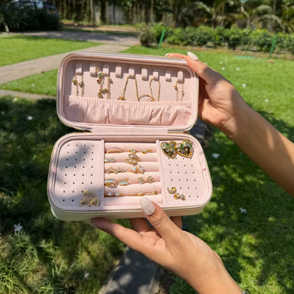 Plush Leather Jewellery Organiser