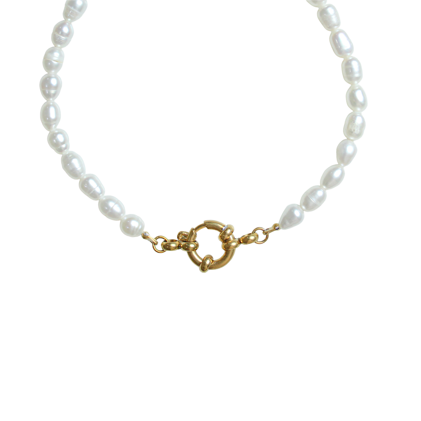 Initial Bond - Pearl Bracelet - 18K Gold Plated