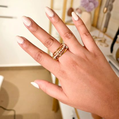 Orbit Ring - 18K Gold Plated