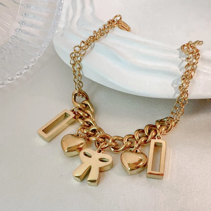 Charm Craft Bracelet - 18K Gold Plated