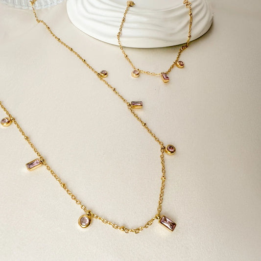 Whispered Vows Set - 18K Gold Plated