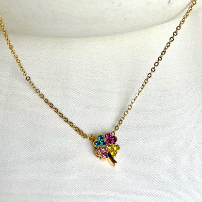Little Blossom Necklace - 18K Gold Plated