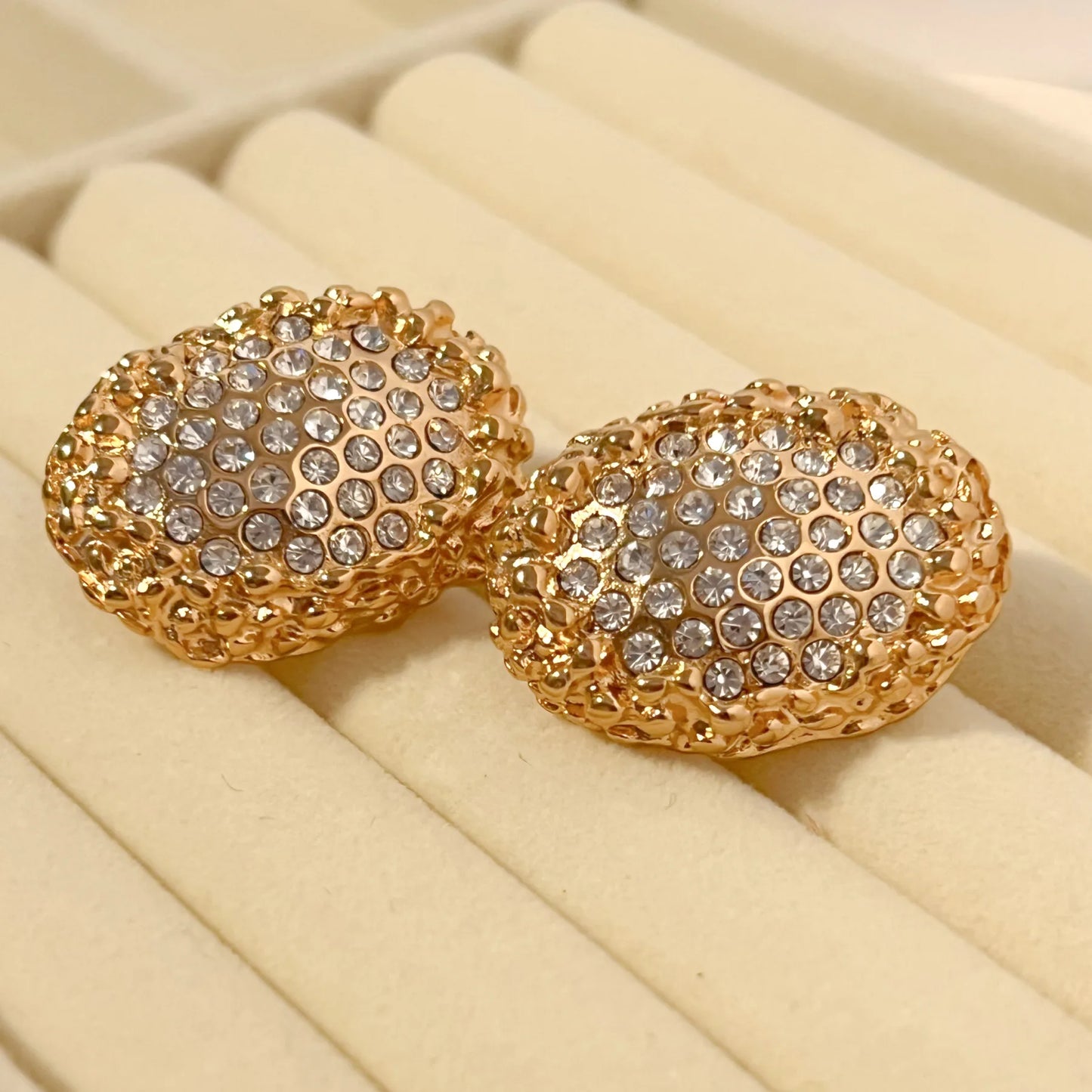 Glaze Dot Earrings - 18K Gold Plated