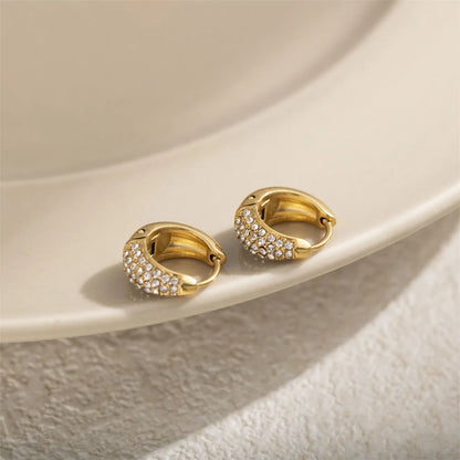 Amora Hoop Earrings - 18K Gold Plated