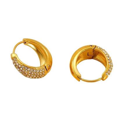 Amora Hoop Earrings - 18K Gold Plated