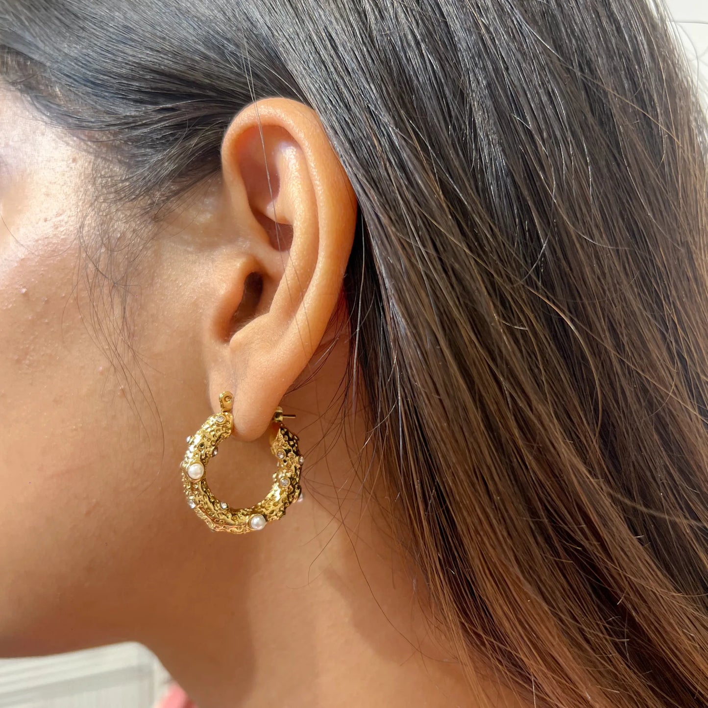 Crave Hoops Earrings - 18K Gold Plated