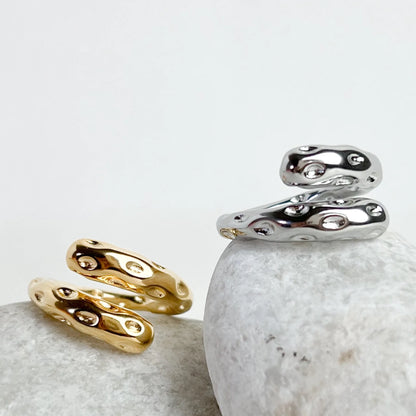 Stella Loop Ring - 18K Gold Plated