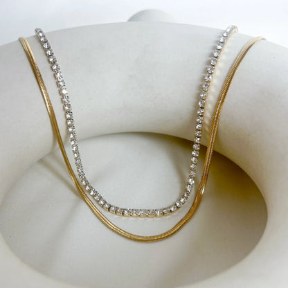 Layer Play Necklace - 18K Gold Plated