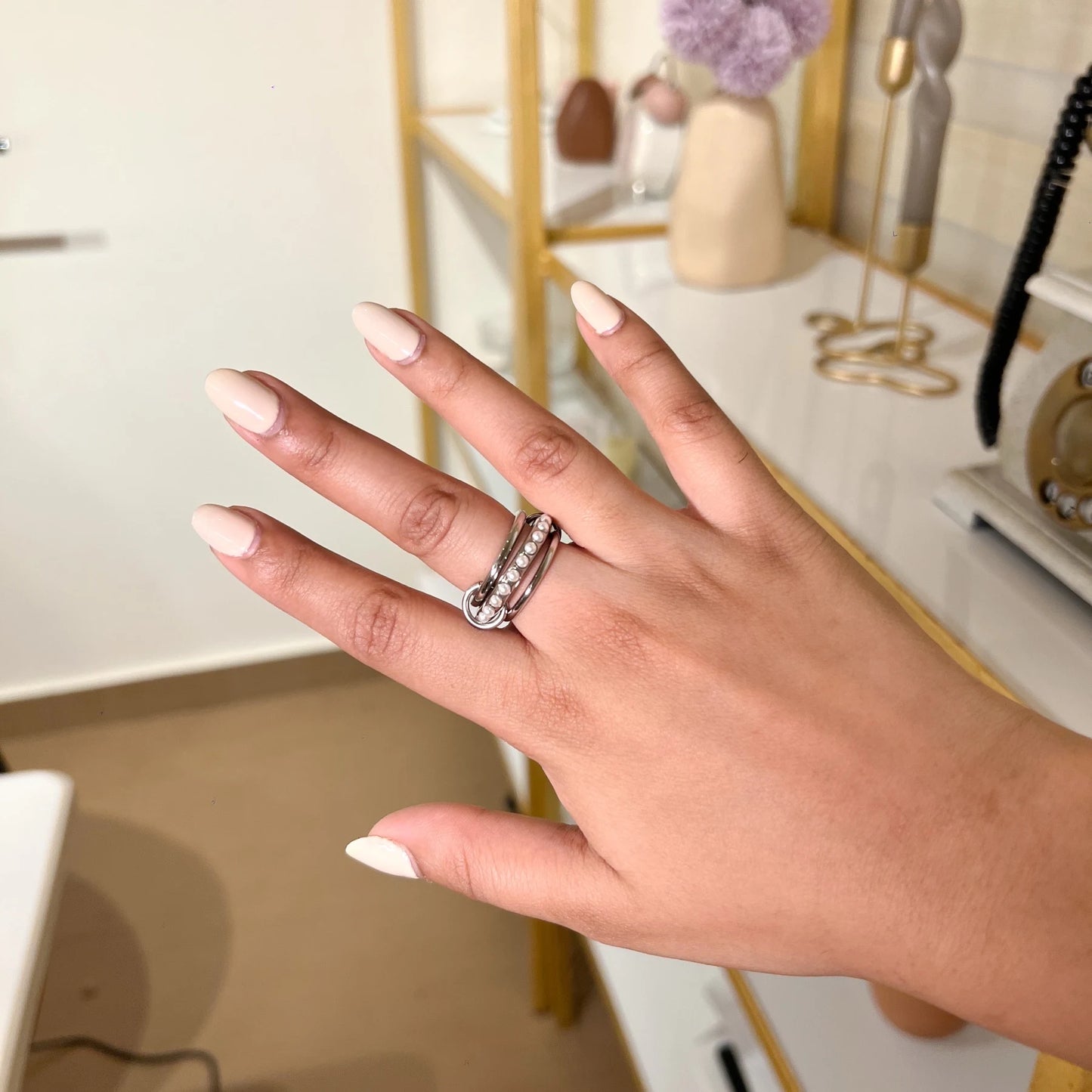 Orbit Ring - 18K Gold Plated