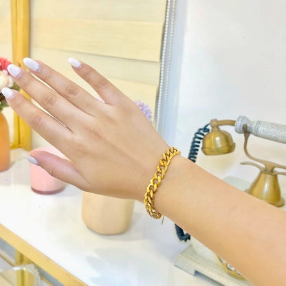 The Bold Link Bracelet - 18K Gold Plated