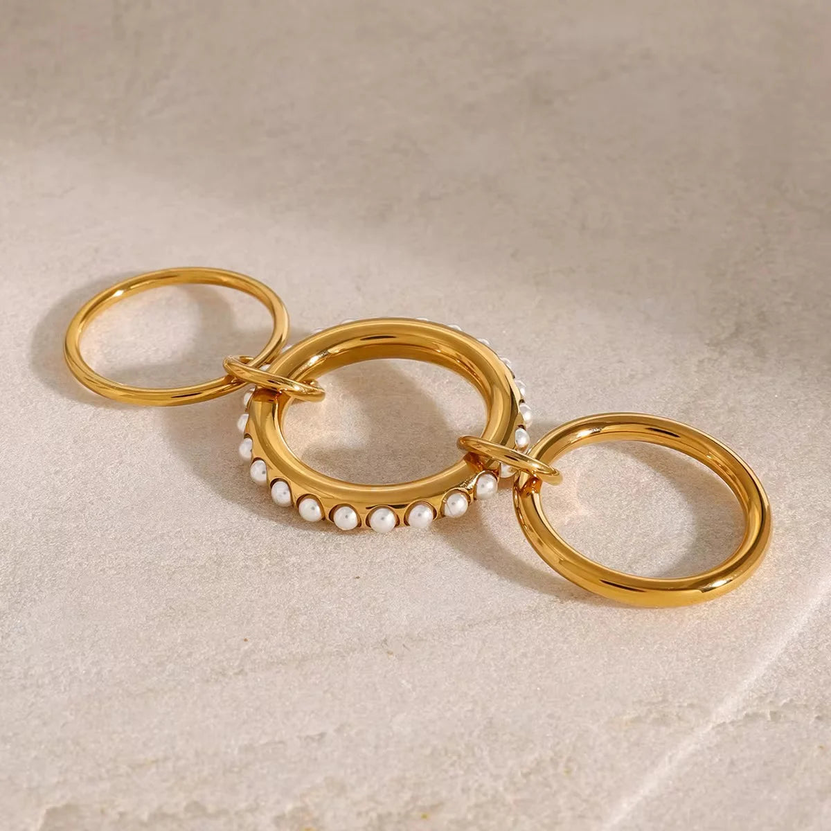 Orbit Ring - 18K Gold Plated