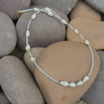 Ivory Tide Necklace - 18K Gold Plated
