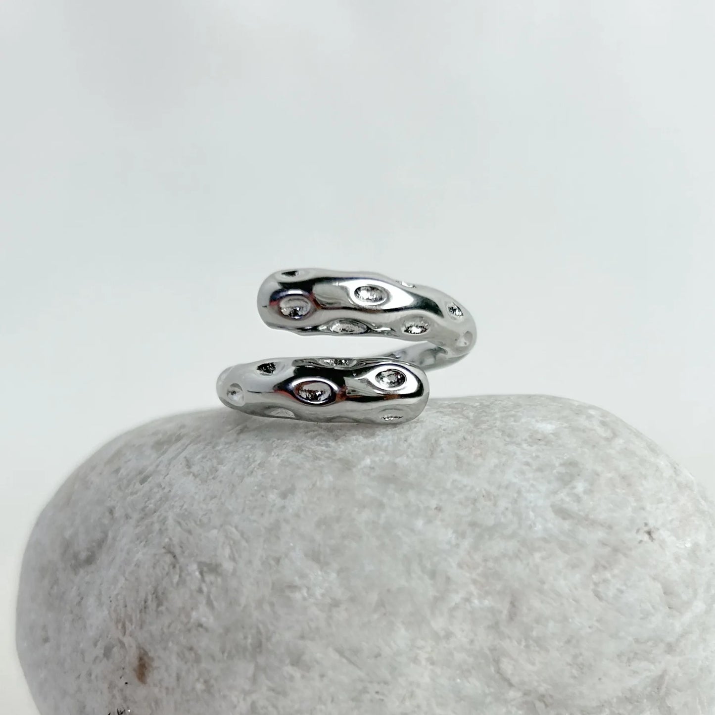 Stella Loop Ring - 18K Gold Plated
