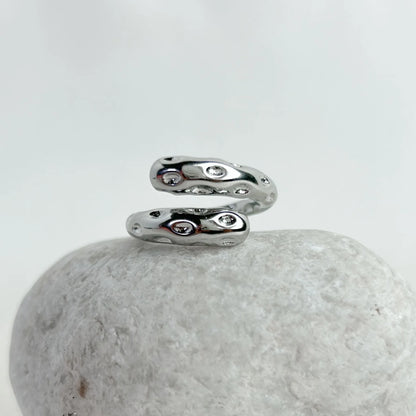 Stella Loop Ring - 18K Gold Plated