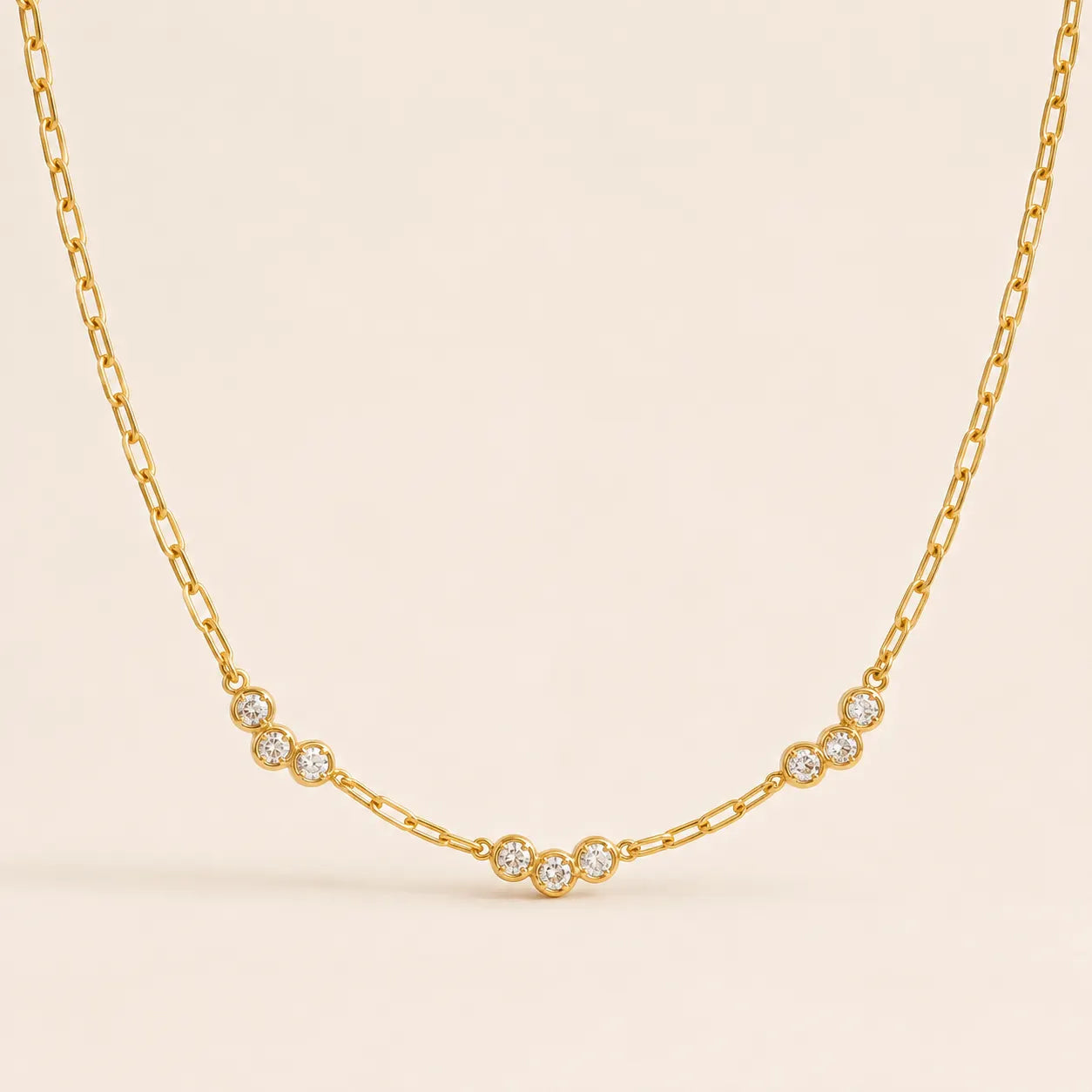 Starlit Trail Necklace - 18K Gold Plated