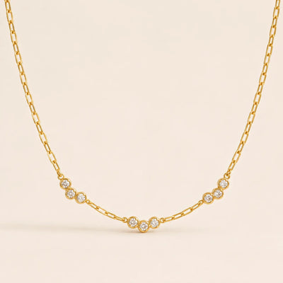 Starlit Trail Necklace - 18K Gold Plated