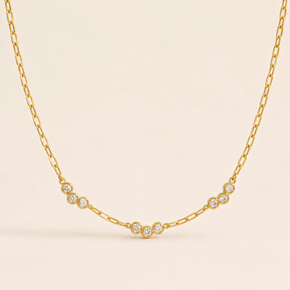 Starlit Trail Necklace - 18K Gold Plated