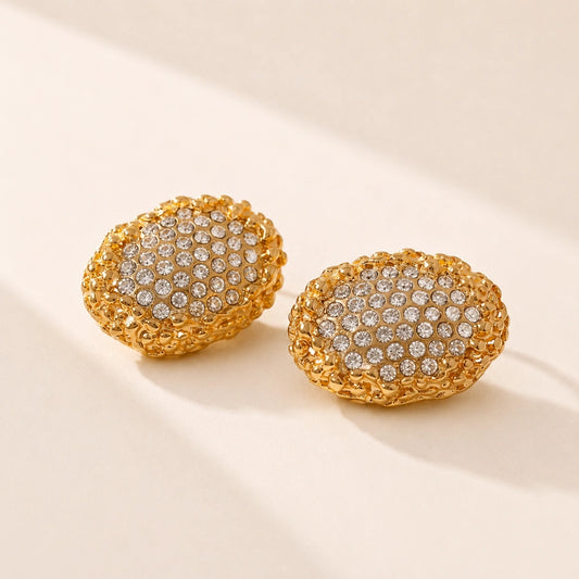 Glaze Dot Earrings - 18K Gold Plated