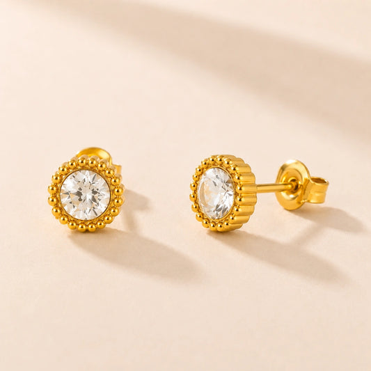 Sol Studs - 18K Gold Plated