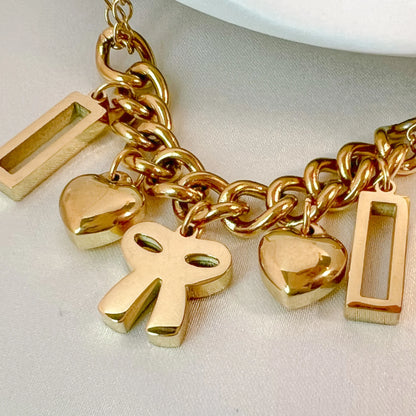 Charm Craft Bracelet - 18K Gold Plated