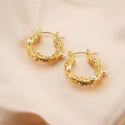 Crave Hoops Earrings - 18K Gold Plated